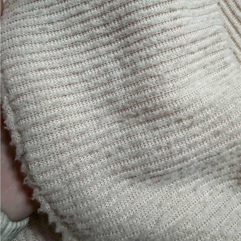 Free People Cozy With You Sweater- Champagne Toast - Picture 3 of 7